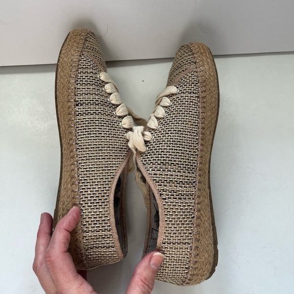 EMU Australia Agonis Mac Espadrille Knit Cotton Jute Gum Sole Coconut W10 - Picture 3 of 14